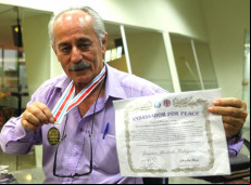 Gasparino recebeu diversas manifestações de reconhecimento 